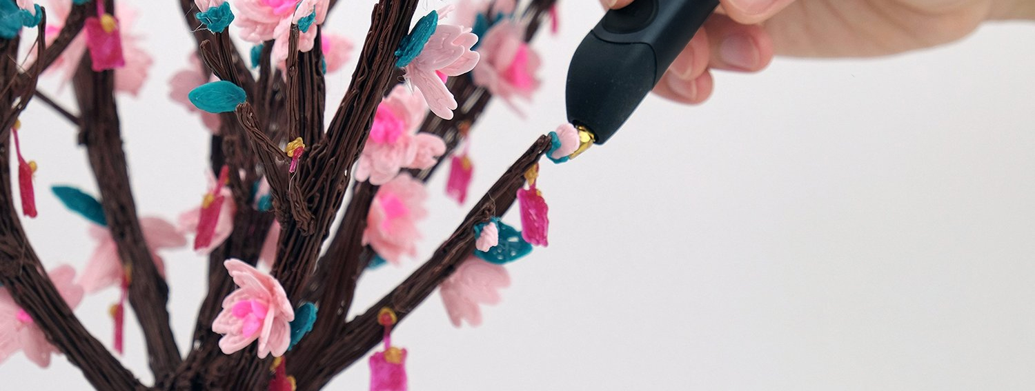 3Style 3D Printing Pen Flower Sample Print