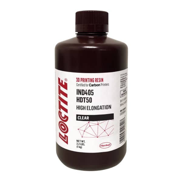 Bottle of Loctite IND405 HDT Resin