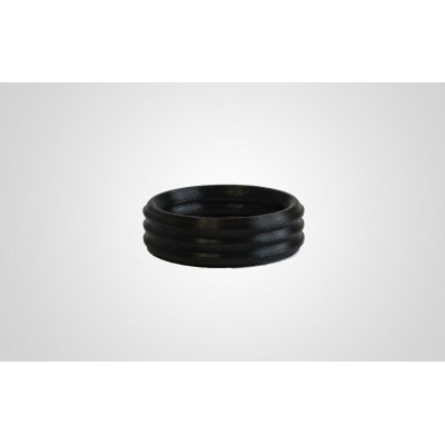 PEEK printed seal ring in black