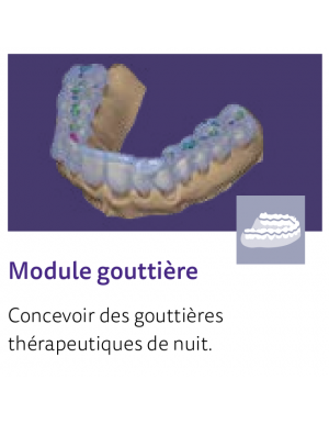 EXOCAD module Gouttière