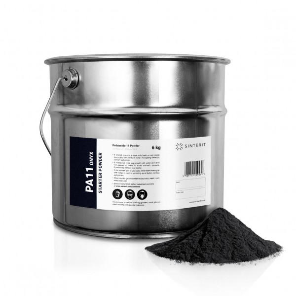 Poudre PA11 Onyx Starter | 6kg | Sinterit Poudre PA11 Onyx Starter | 6kg | Sinterit