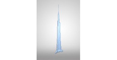 3D Printing The Burj Khalifa (tallest building in the world)