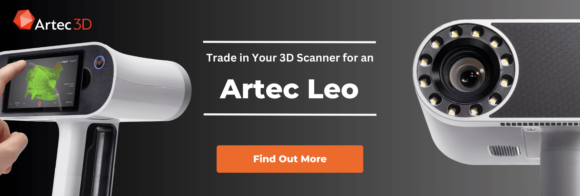 Upgrade to an Artec Leo 3D scanner