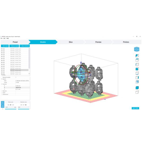 Sinterit Studio Advanced 2019 for Lisa Pro Sinterit Studio Advanced 2019 for Lisa Pro