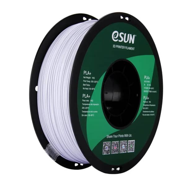 eSun PLA+ Spool - Cold White eSun PLA+ Spool - Cold White