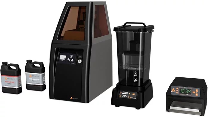 B9 Core printer with post-processing accessories