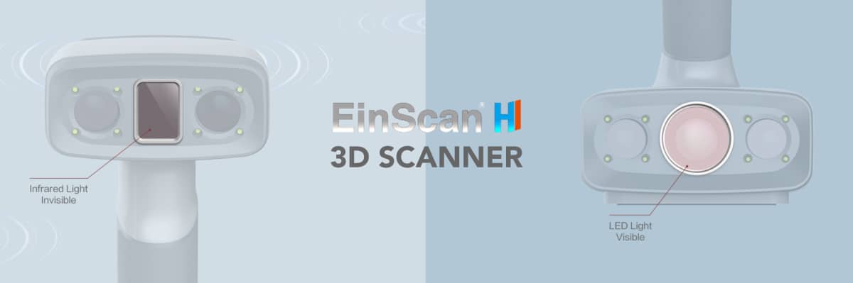EinScan H hybrid technology graphic