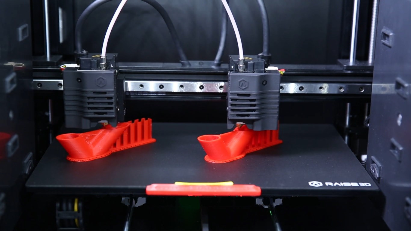 Raise3D 3D Printing Duplicate Mode